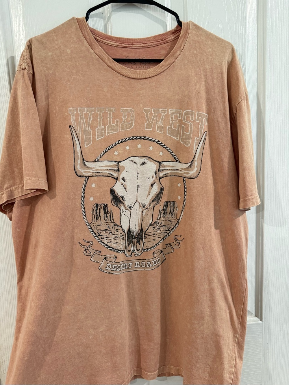 Wild West Desert Roads Graphic Tee - Rust